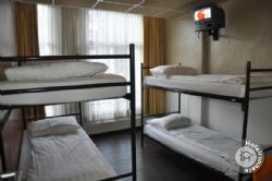 Mevlana Hostel Amsterdam 4 bedded room bunk beds basic