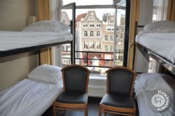 Mevlana Hotel Amsterdam 4 bedded room bunk beds ensuite