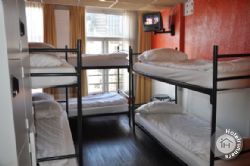 Mevlana Hostel Amsterdam 6 bedded room bunk beds basic